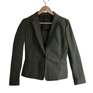 Armani Exchange Women's Cotton blazer Jacket size 4